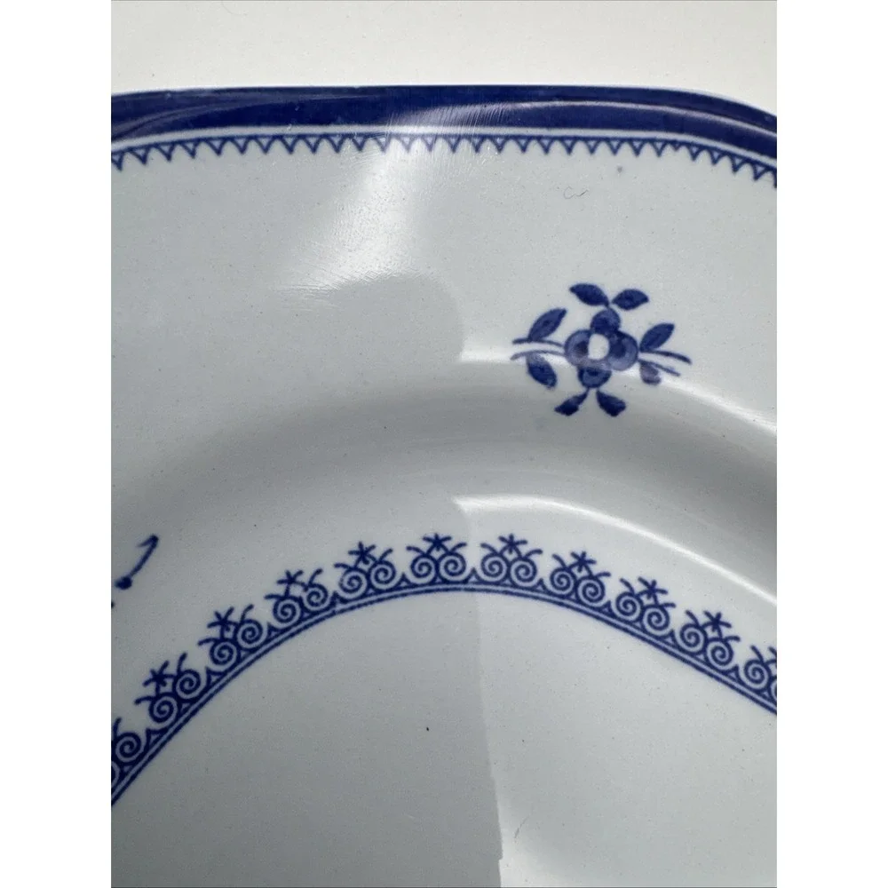 Copeland Spode Gloucester Oval Serving Platter Blue Flowers 12